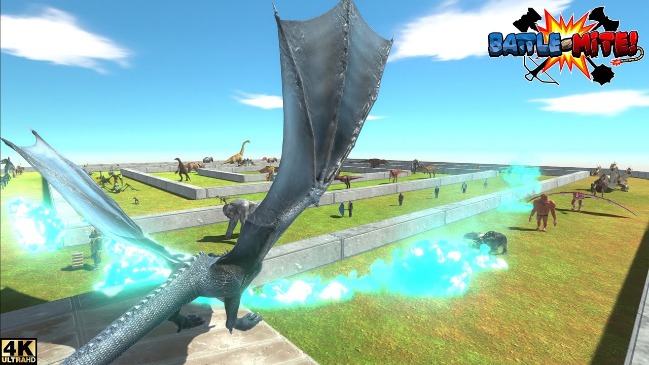 DRAGON DEATH RUN | DEATH RUN | ANIMAL REVOLT BATTLE SIMULATOR | ARBS