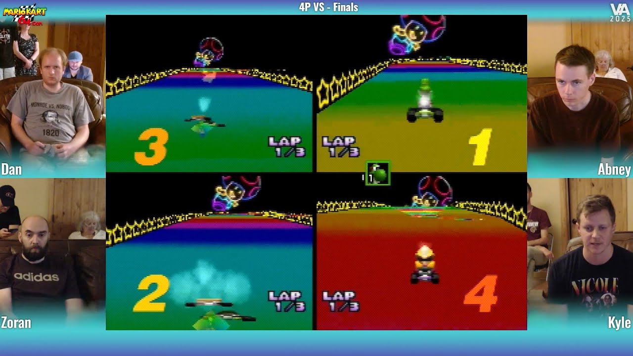 Турнир Mario Kart 64 — Вирджиния 2025 — Финал