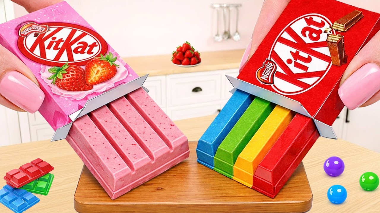 Amazing KitKat Cake Dessert🍫🌈 Satisfying Mini Baking With Chocolate | Amazing Cake