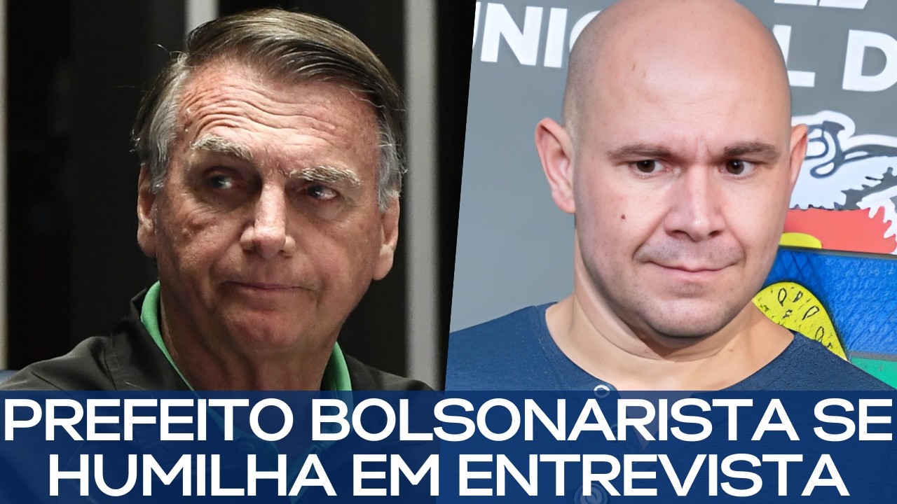 PREFEITO BOLSONARISTA SE HUMILHA EM ENTREVISTA