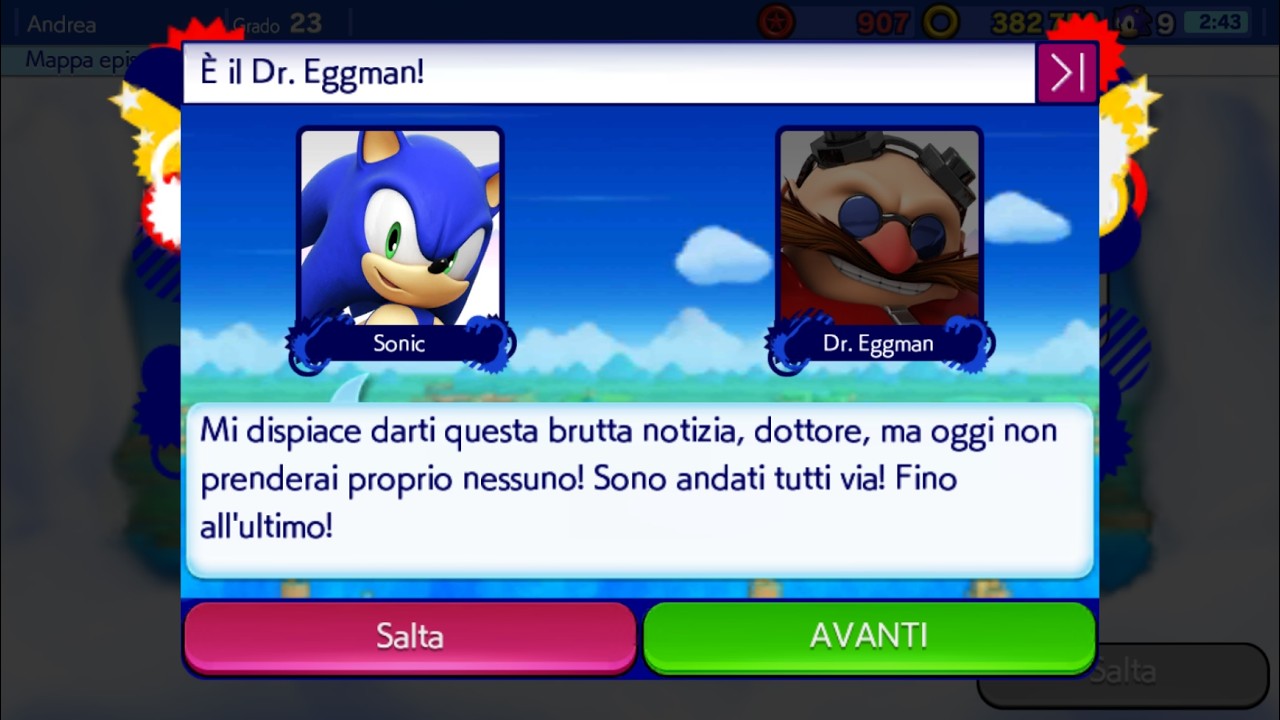Sonic Runners Parte 23 Episodio 19: Gli animali si ribellano 2