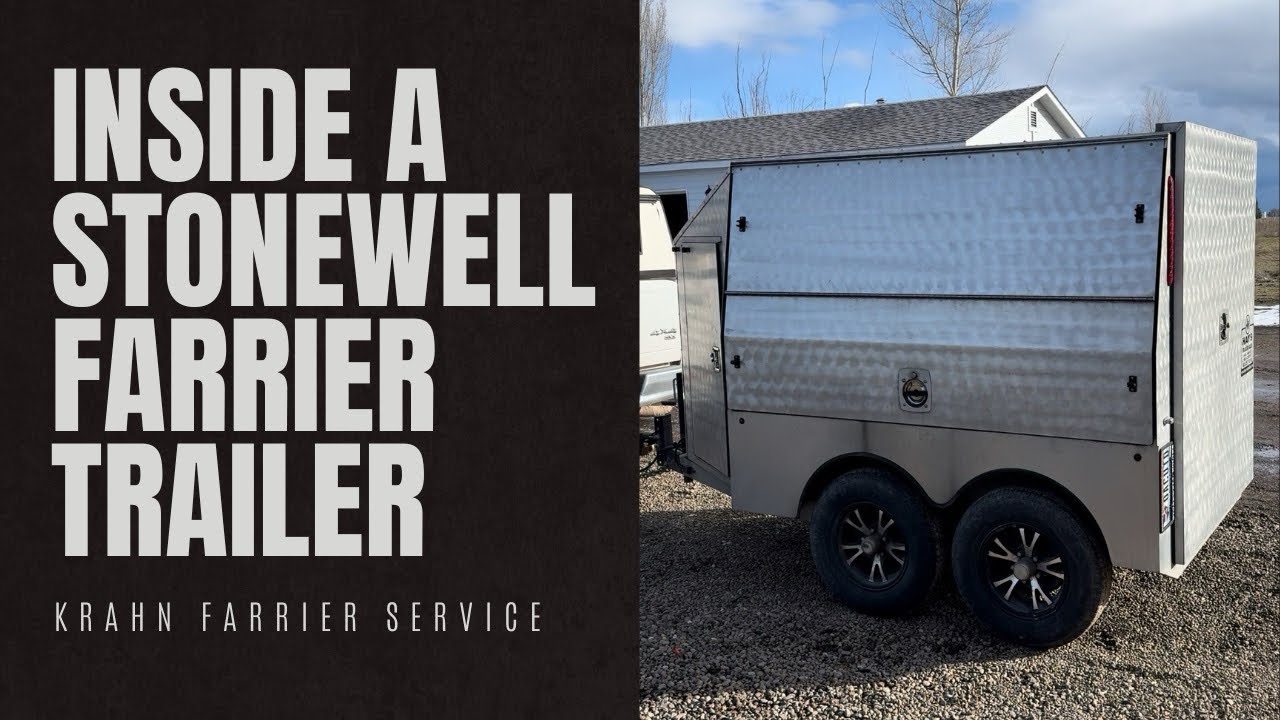 Inside a Stonewell Middy Farrier Trailer. #stonewellbodies #middy #farriertrailer
