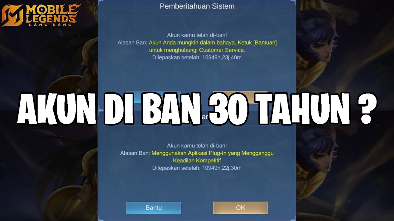 MOONTON MELAKUKAN BAN MASSAL AKUN MOBILE LEGENDS SELAMA 30 TAHUN - APA YANG SEDANG TERJADI?!?