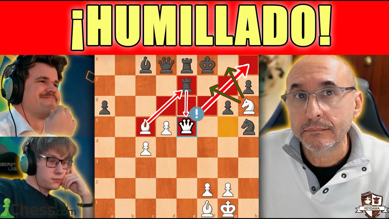 INMORTALIZAN EL NUMERO UNO del MUNDO! Denis Lazavik vs Magnus Carlsen