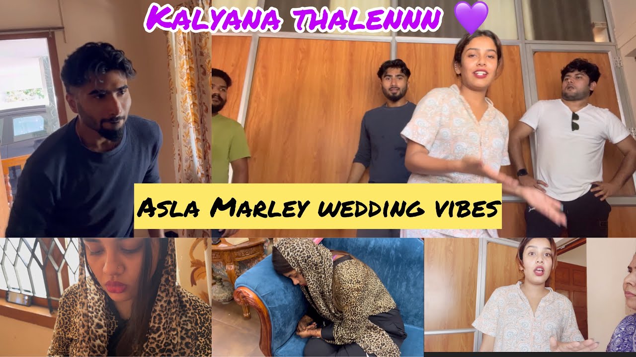 Asla Marley yude kalyana thalennn | heidi saadiya | #aslamarley #wedding #heidisaadiya