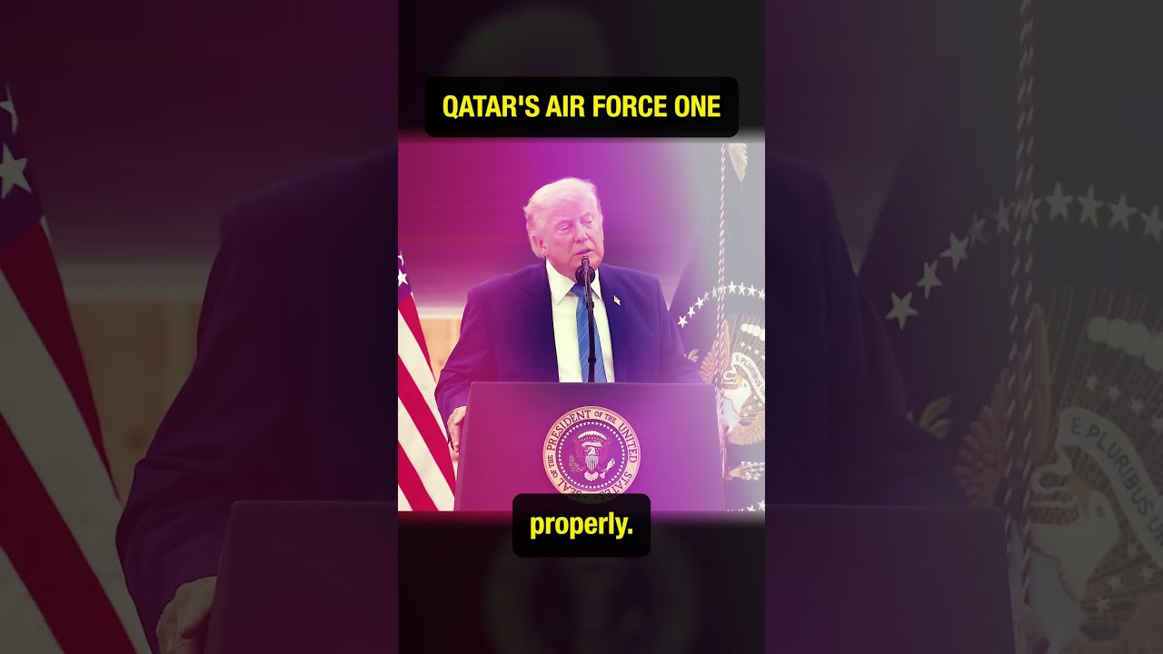 Trump brags about his new Air Force One gifted jet FROM QATAR