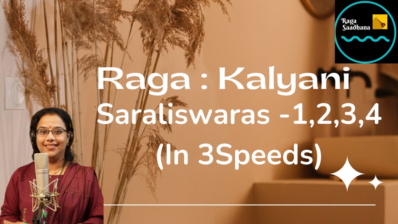 Raga Kalyani - SaraliSwaras 1,2,3,4. | 72Melakartha Ragas |Carnatic Classical | listennlearn | yaman