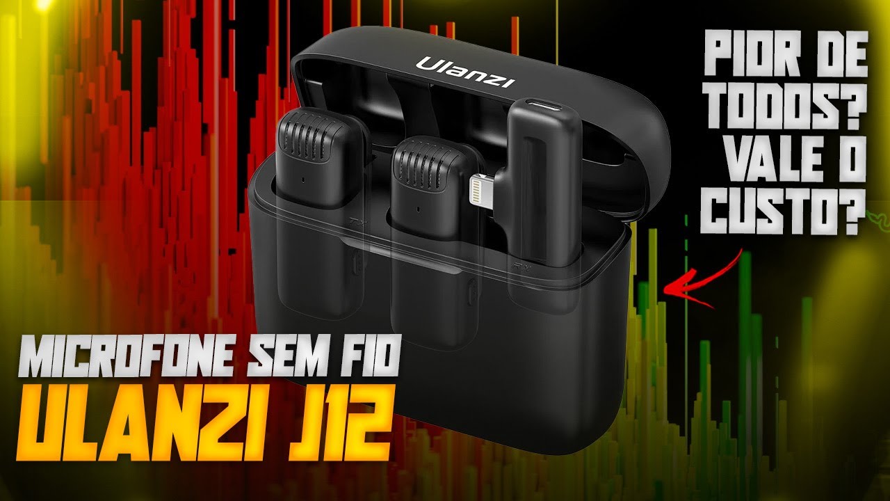 Microfone Ulanzi J12 | É melhor que o J6 | Vale a pena? | Unboxing e Review