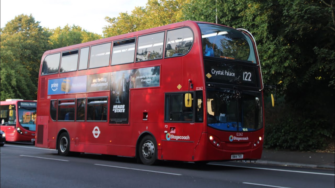 Full Route Visual | London Bus Route 122 | Towards Plumstead Bus Garage | 12262 (SN14 TVX) 