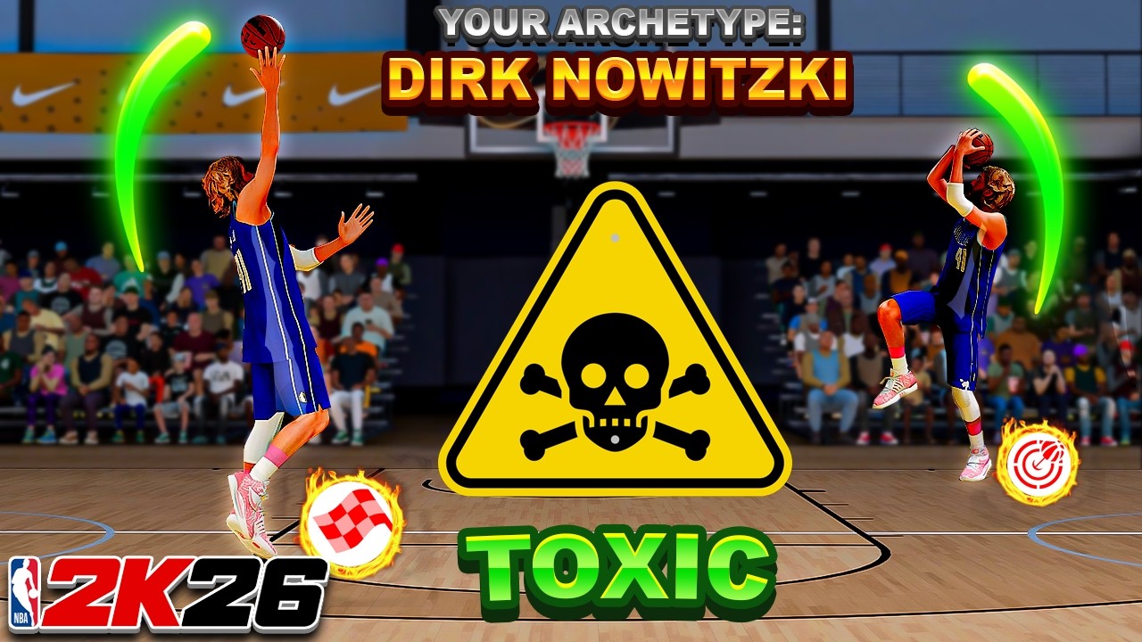 MY DIRK NOWITZKI BUILD IS *TOXIC* ON 2K26