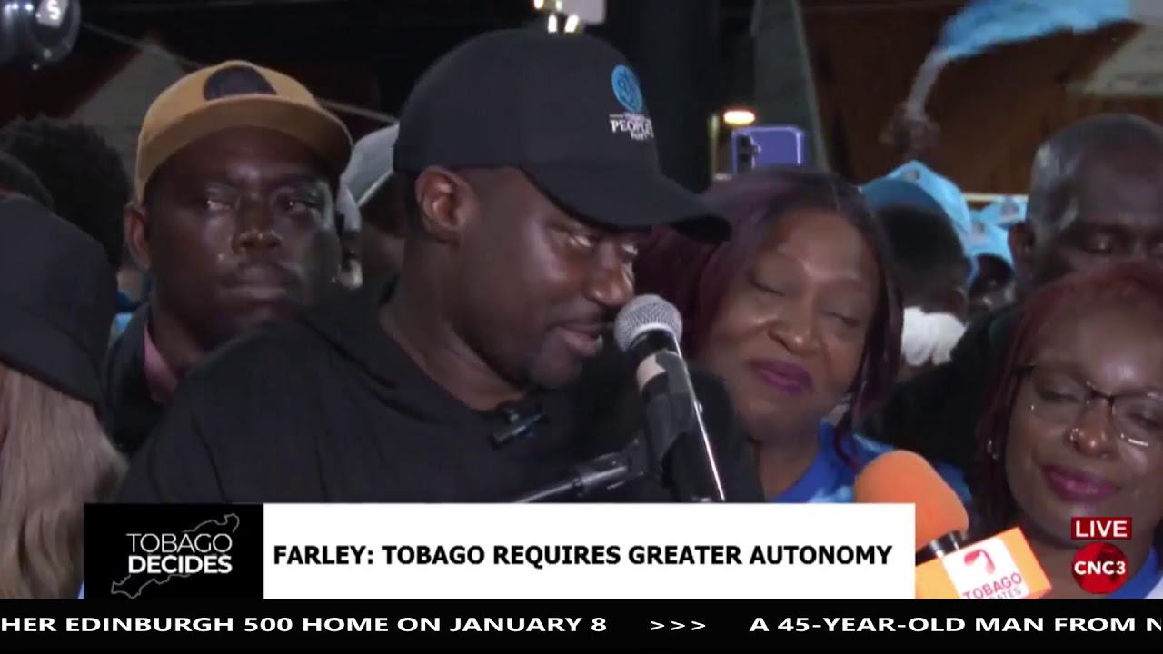 BREAKING: Farley Augustine Addresses Tobago as VICTORY IS DECLARED