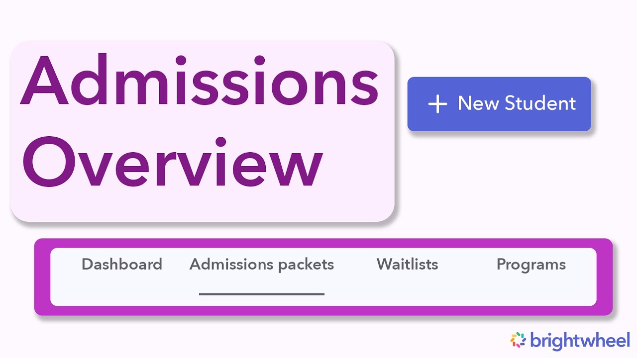 Smarter Admissions with brightwheel