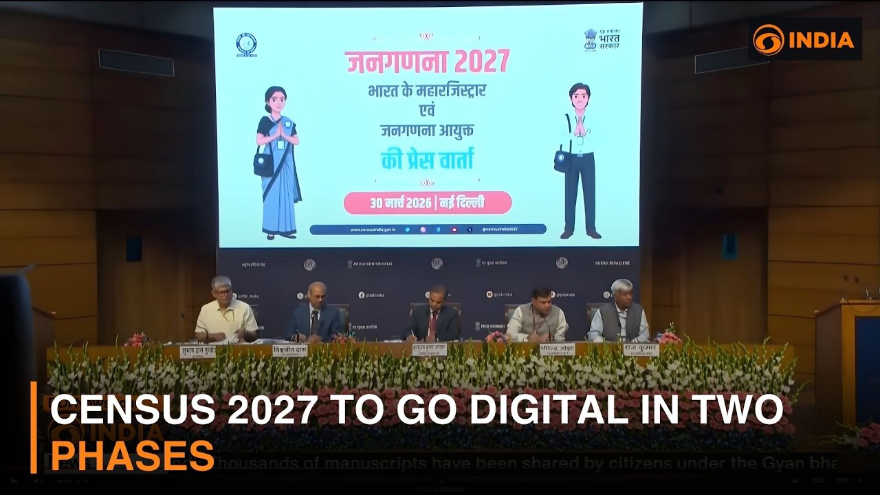 Census 2027 to go digital in two phases