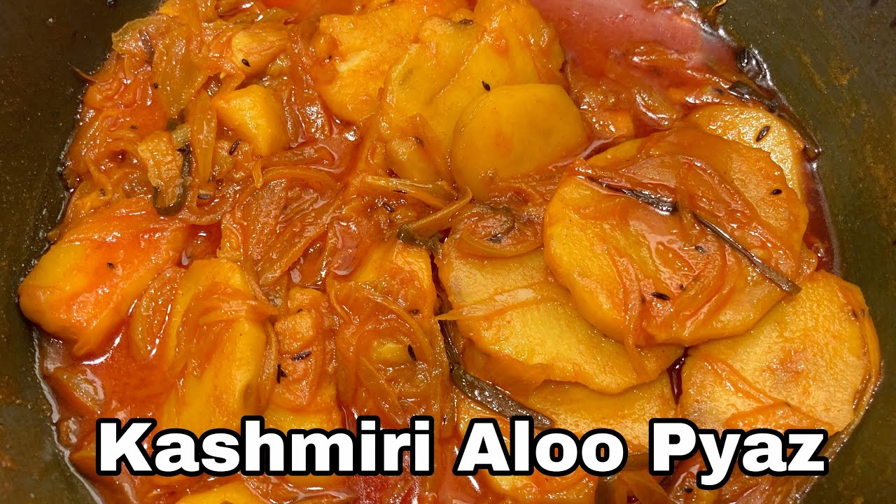 Gande Te  Aalu  | Kashmiri Style Aloo Pyaz Ki Sabzi | Kashmiri onion potato recipe