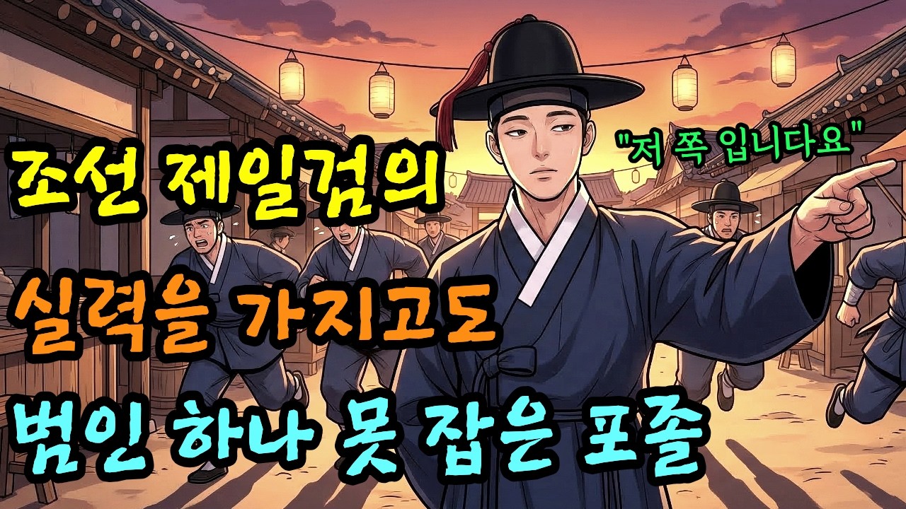 조선 제일검의 실력을 가지고도 범인 하나 못 잡은 포졸 야담 | 민담 | 옛날이야기 | 오디오북 | 수면동화