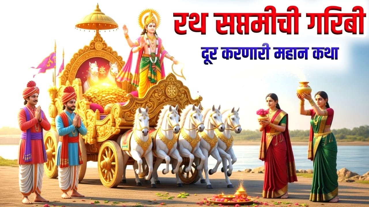 रथ सप्तमीची पवित्र जीवनातील दुख दूर करणारी कथा | एकदा नक्की ऐका | RATH SAPTAMI KATTHA