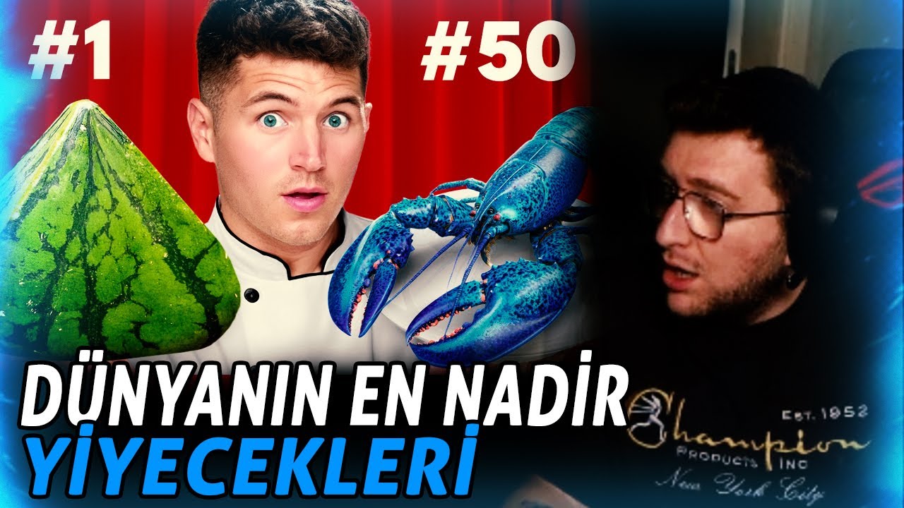 EFE UYGAÇ DÜNYANIN EN NADİR YİYECEKLERİNİ YEDİM İZLİYOR @NickDiGiovanni