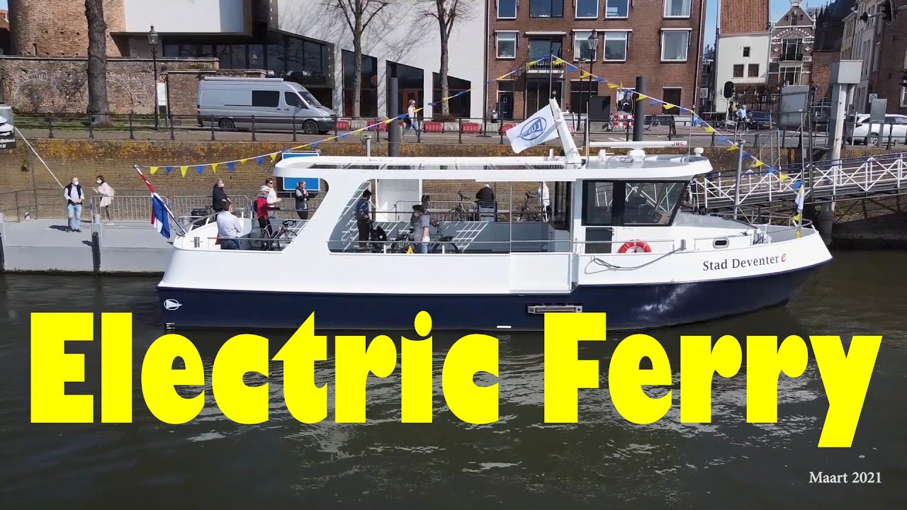 Nieuw Deventer pontje nu elektrisch