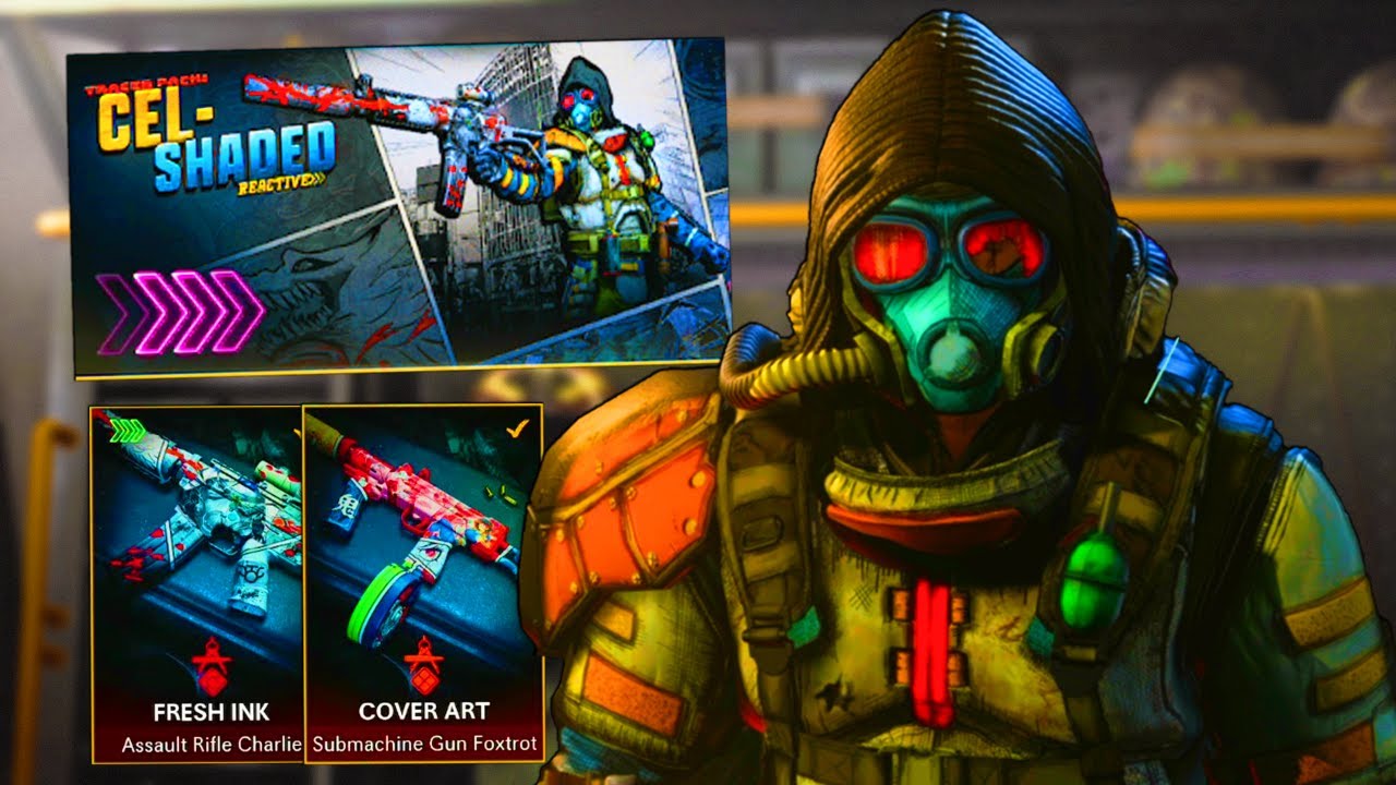 THE NEW TRACER PACK CEL-SHADED REACTIVE bundle in Cold War & Warzone