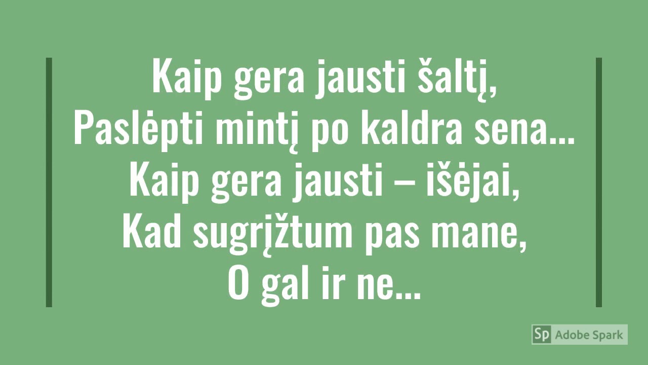 ŽAS - Sapnų kulkos (žodžiai)