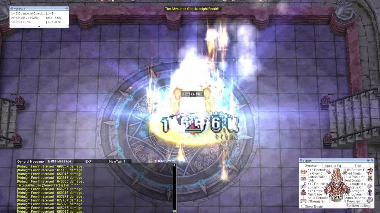 [IRO Chaos] Imperial Guard [Magical] vs Midnight Fenrir-[Genesis Auto Cross Rain]