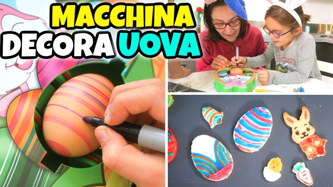 LA MACCHINA DECORA UOVA DI PASQUA e i Biscotti Pasquali della Famiglia GBR