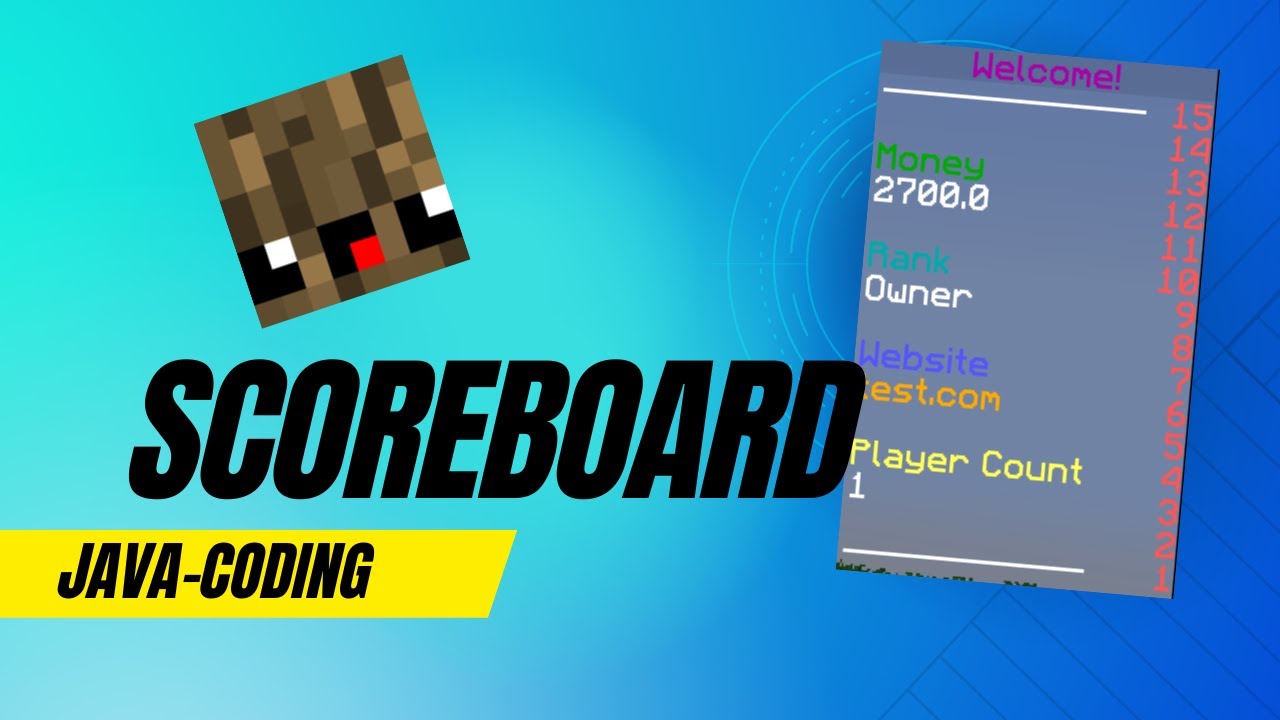 Scoreboard programmieren! Minecraft Plugins Programmieren | #Java-Coding