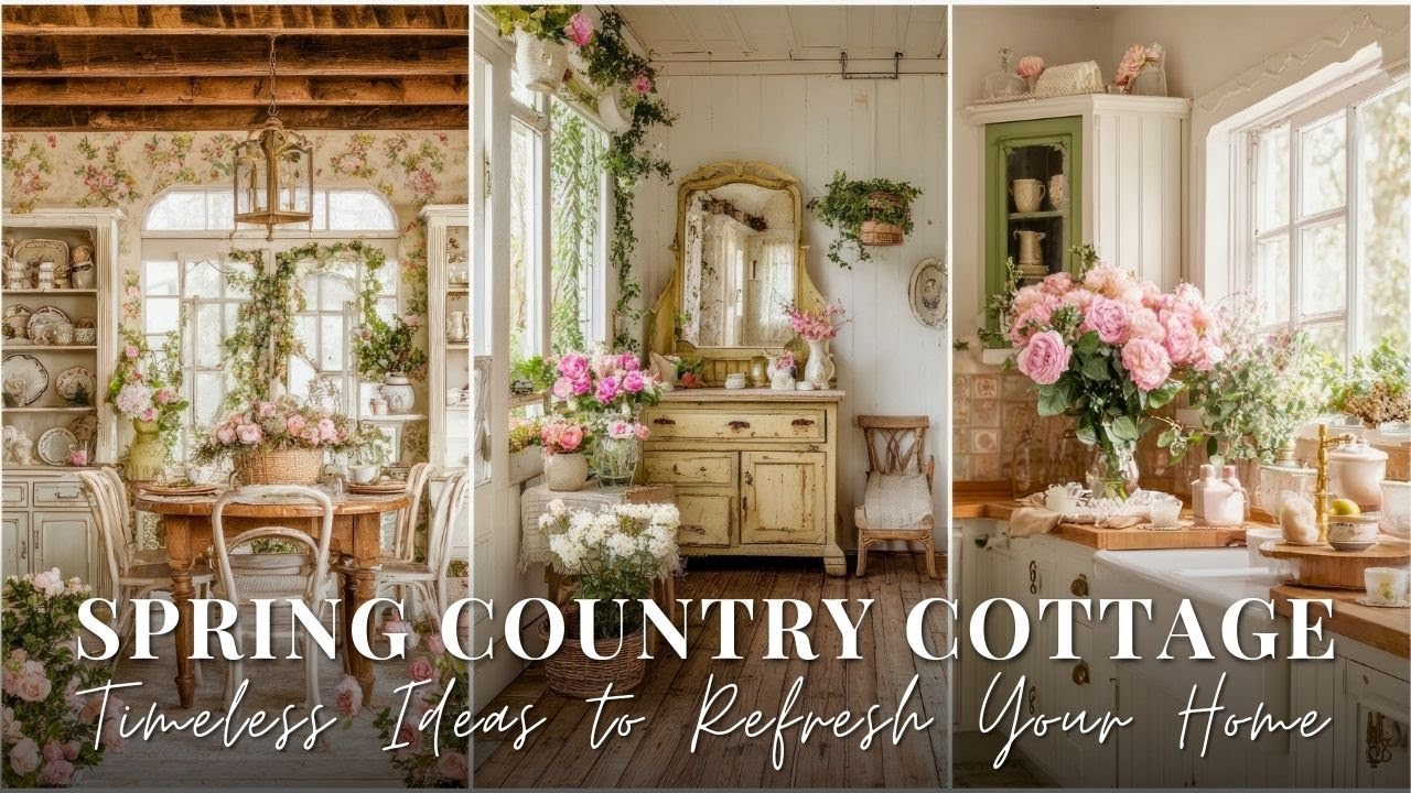 Country Cottagecore Spring Decor: Timeless & Cozy Home Refresh