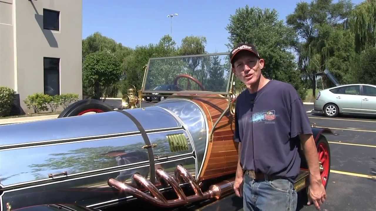 Мы катаемся на машинке Chitty Chitty Bang Bang. Тяжёлый труд дал свои плоды!