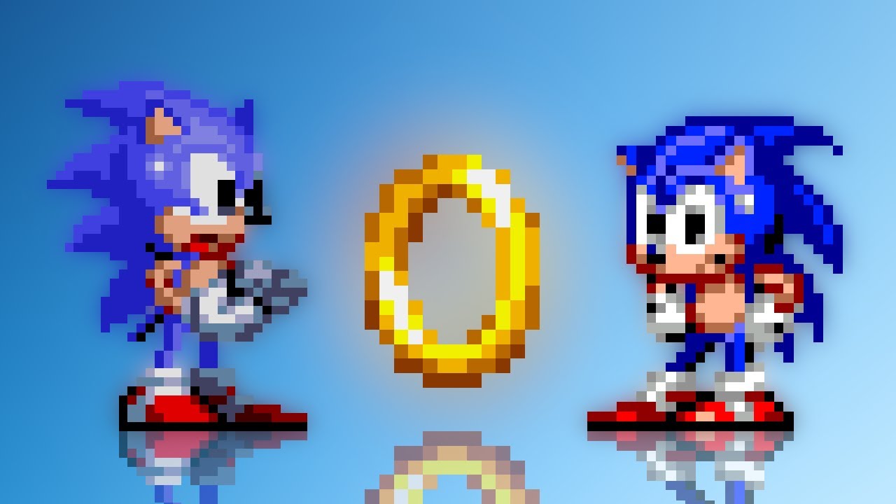 If I collect a ring, the Sonic game changes