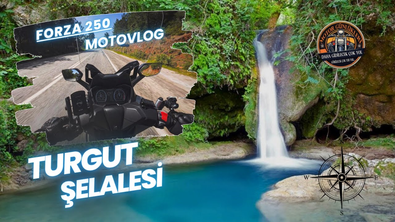 Forza 250 ile Huzurlu Bir Doğa Turgut Şelalesi - motovlog