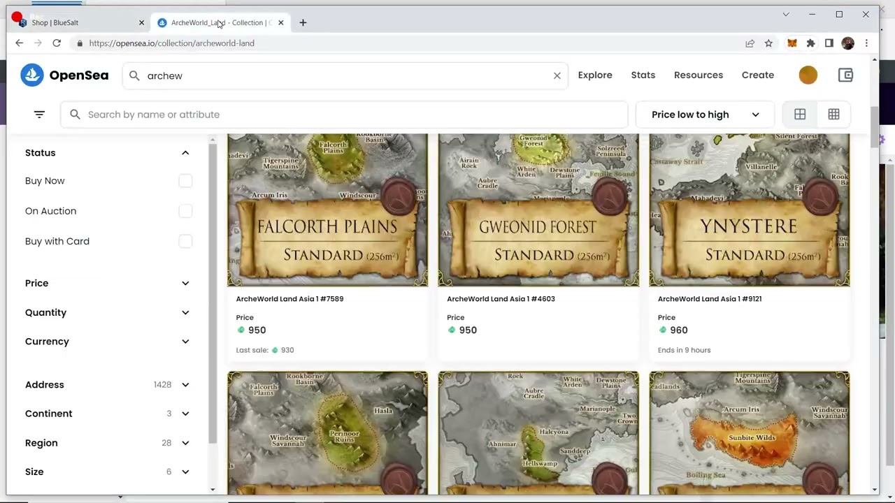Archeworld NFT blockchain mmorpg is buying land now worth it since we know $blst crytpo =.10 ???