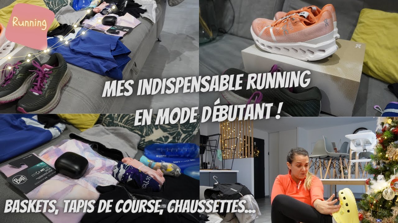 ⌜RUN BY RUN ⌝Mes indispensables running mode débutant : baskets, tapis de course, chaussettes...🏃‍♀️