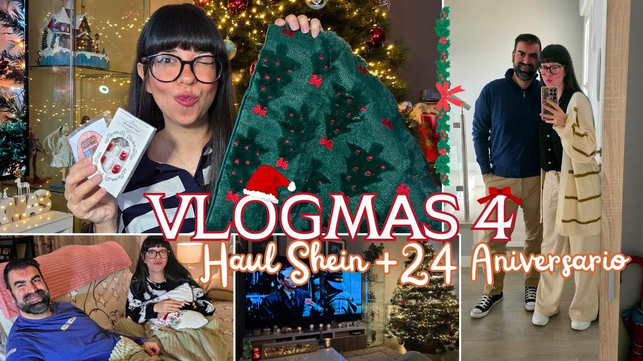 Vlogmas 4🎄 HAUL navideño, nuestro 24 aniversario 💕 y TOP pelis de Navidad!✨