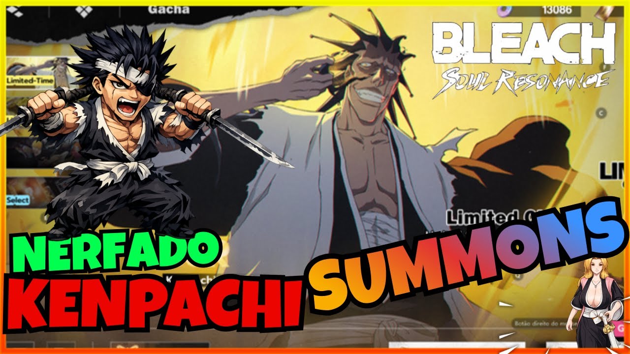 ZARAKI KENPACHI - SABOR DPS: SUMMONS + BUILD DECEPCIONOU OU BROKEN? | Bleach Soul Resonance #bleach