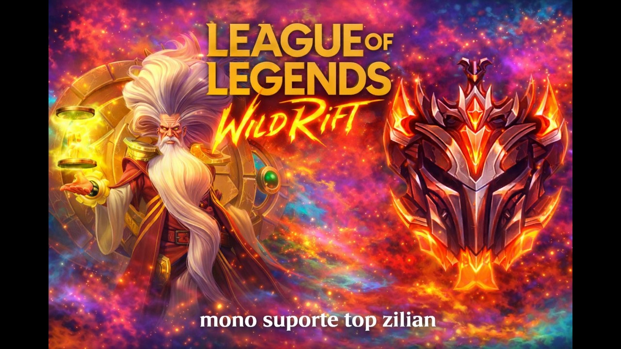 WILD RIFT AO VIVO -  TOP ZILIAN MONO SUPORTE