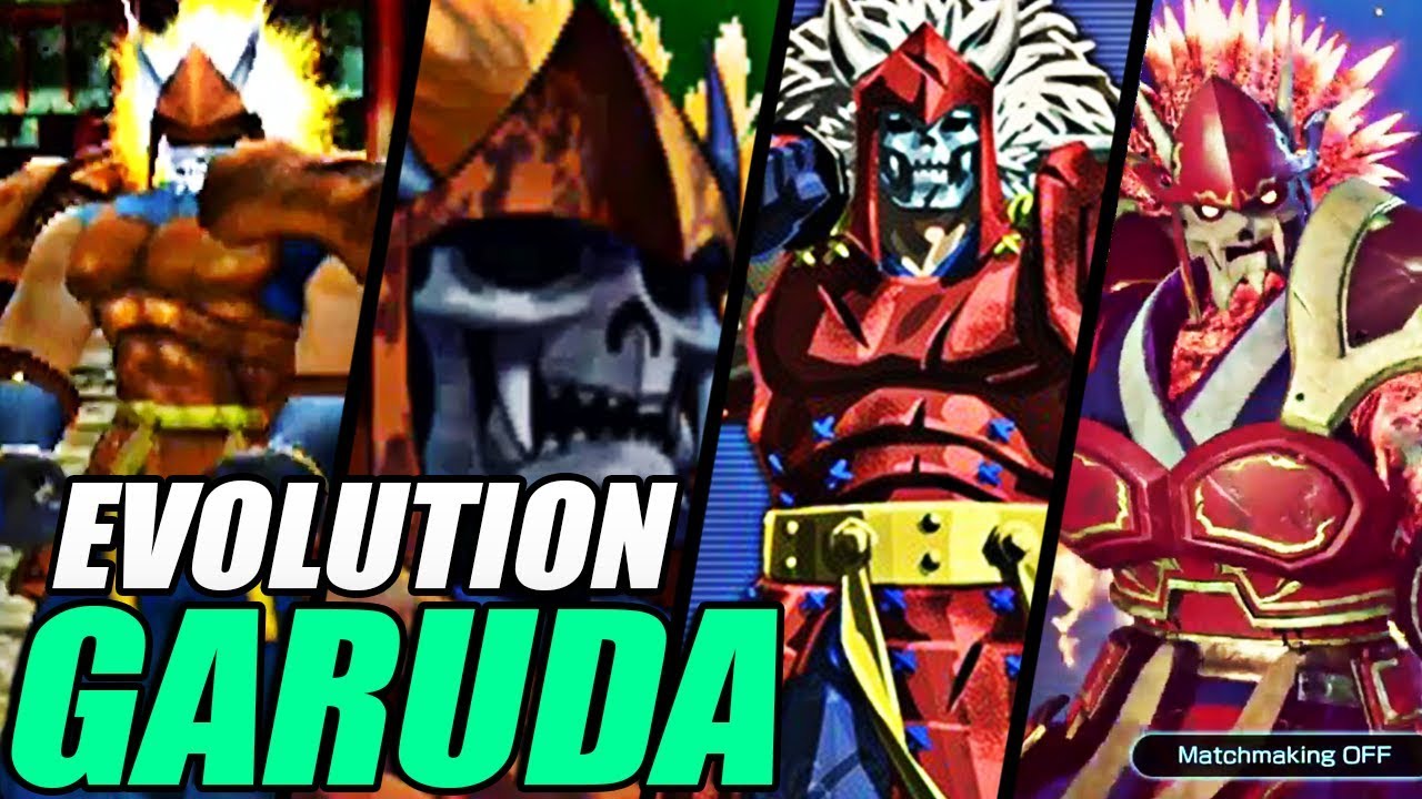 Evolution of Garuda from Street Fighter EX (1996-2018)