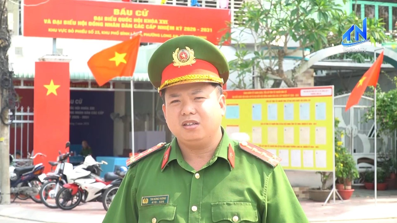 Công an Tây Ninh nỗ lực đảm bảo an ninh trật tự phục vụ công tác bầu cử