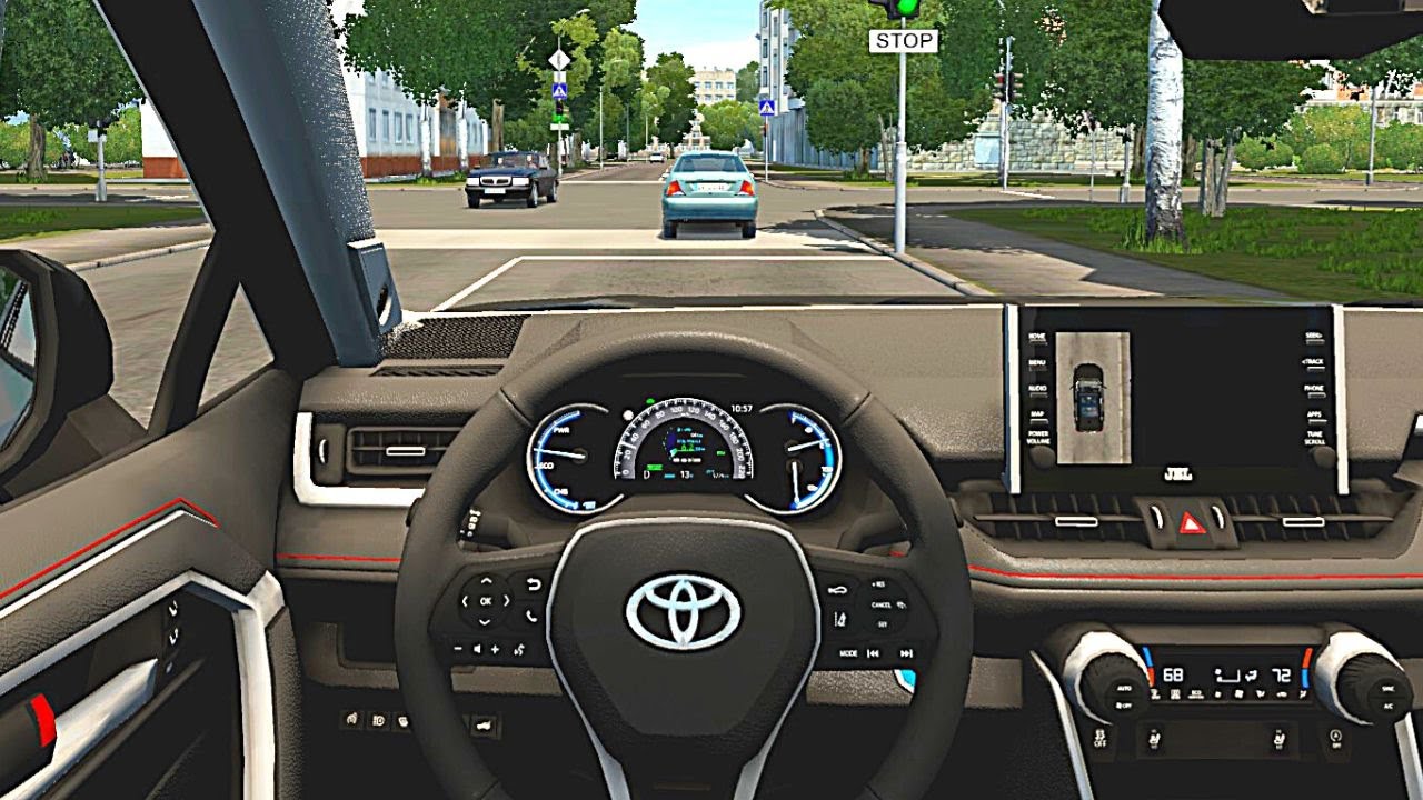 Toyota RAV4 Prime{2021}City Car Driving - Gameplay