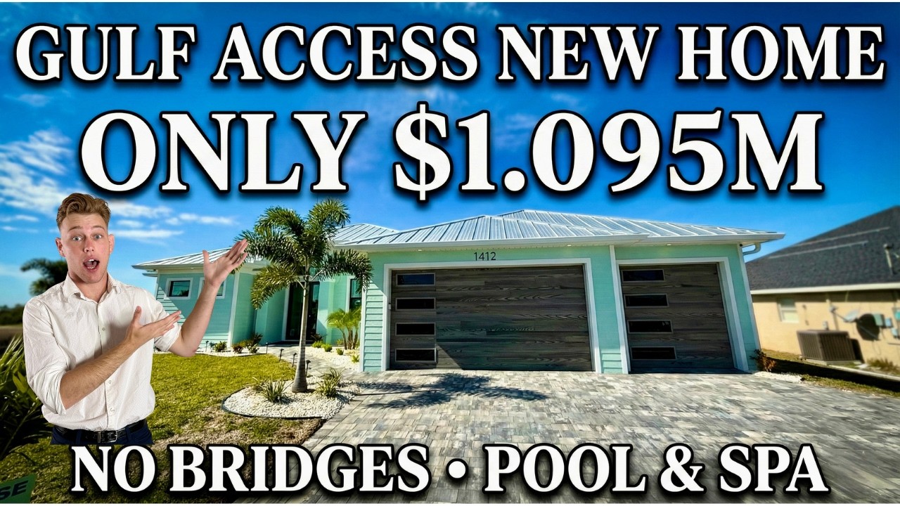 Award Winning 2026 Built Florida Gulf Access Pool Home | No Bridges, No HOA - Under $1.1M!!