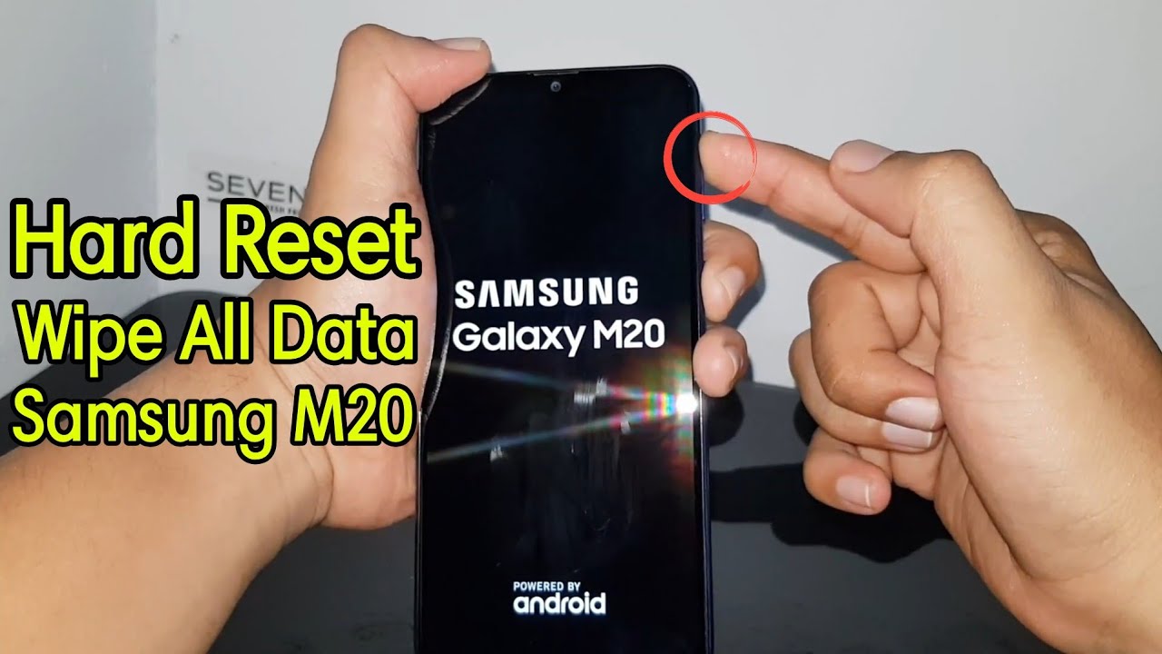 Wipe All Data Hard Reset Samsung M20 SM-M205G Lupa Password / Pola