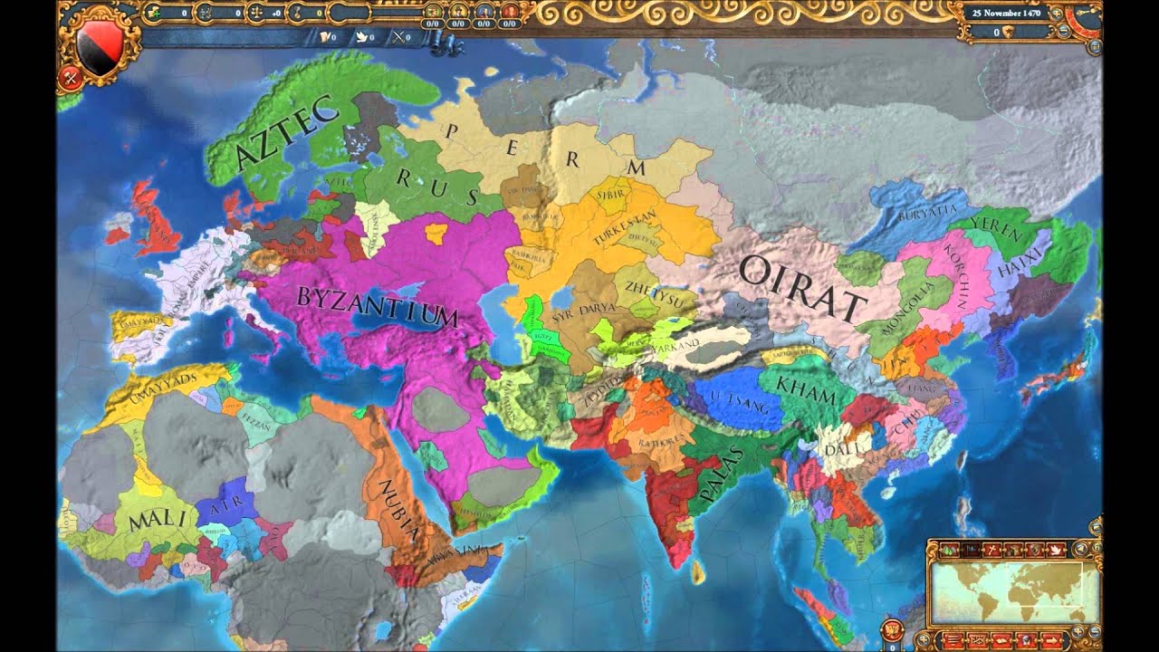 A (nearly) Mega Campaign Timelapse CK2 - EU4 - VIC2