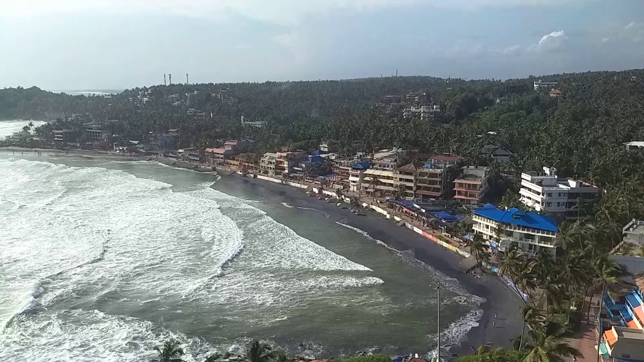 Kovalam Beach from Vizhinjam Lighthouse