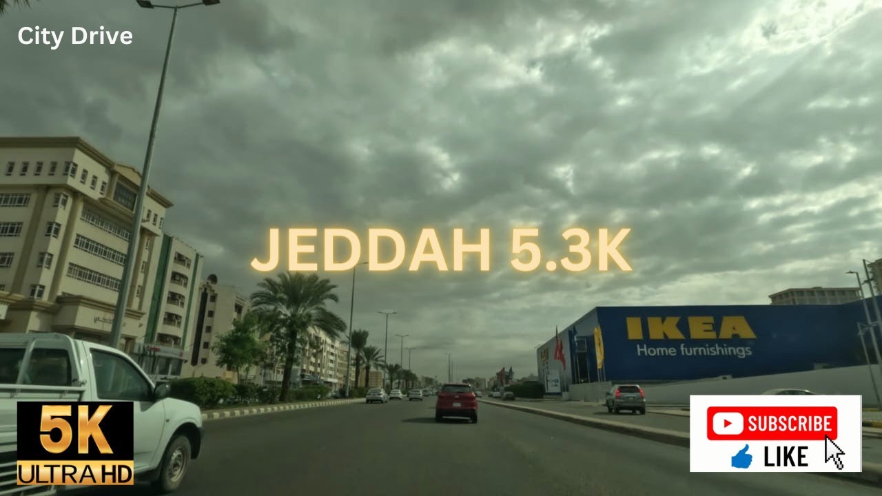 5.3K Jeddah Saudi Arabia Drive | Morning Tour | Amazing View
