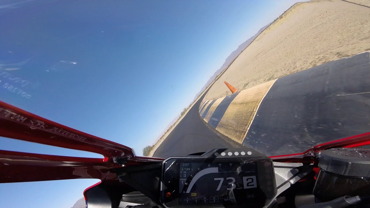 2021 CBR1000RR-R SP lap at Chuckwalla Clockwise