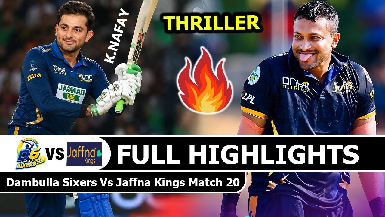 Dambulla Sixers vs Jaffna Kings LPL 2026 Full Highlights Match 20 | Lanka Premier League 2026
