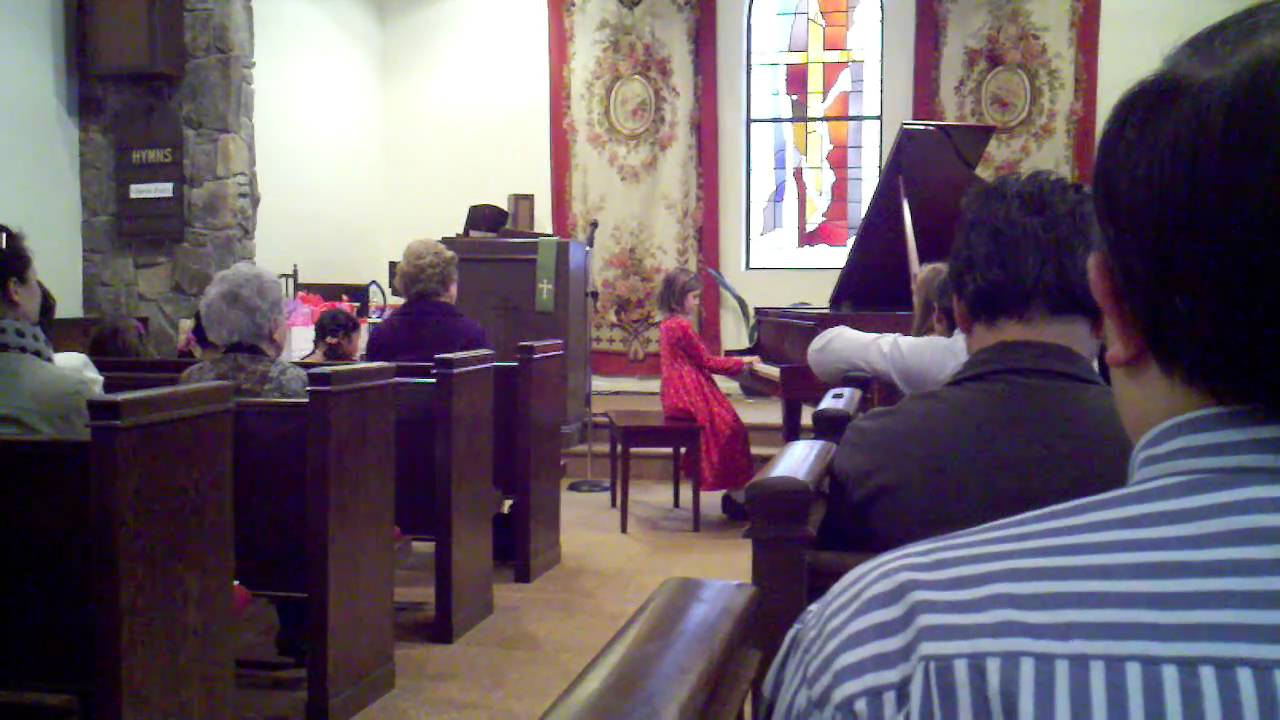 Sarah's recital pieces