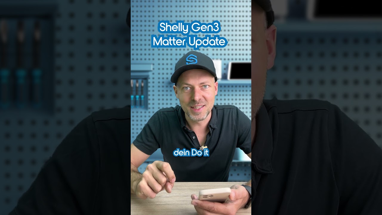 Shelly 1 Mini Gen3 Matter Update in 1 Minute! 🔧🚀 #SmartHome #Shelly #Matter #DIY
