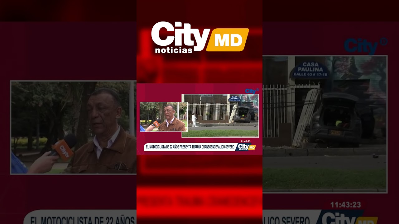 Joven economista en UCI tras grave choque en la calle 63 de Bogot&aacute; | CityTv