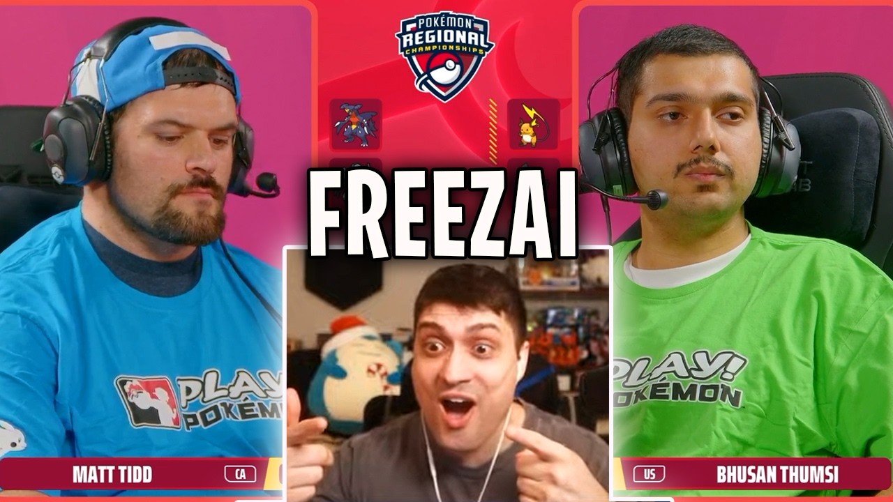 FREEZAI *BLESSED* BY RNG!! Pokeaim Reacts To VGC Regionals Day 1